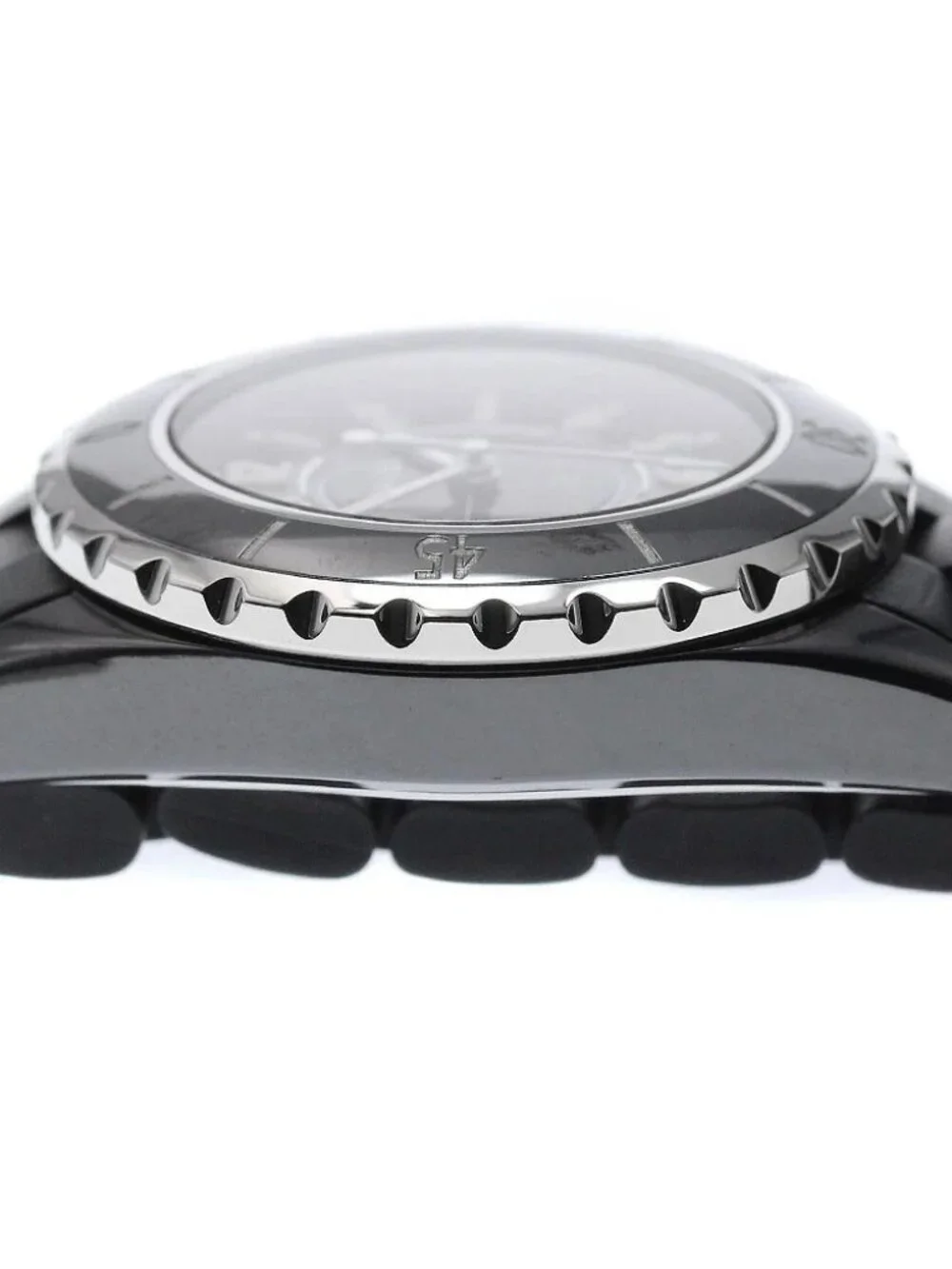 CHANEL J12 H0681 Black ceramic date black Dial Quartz Ladies Watch_970942